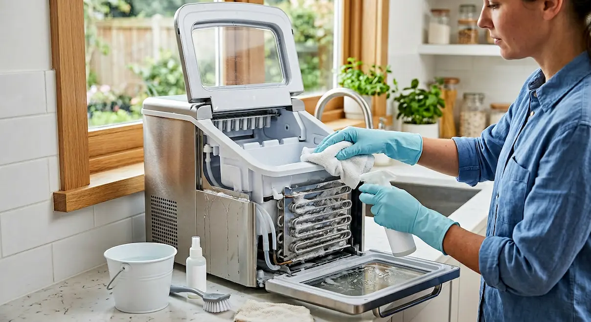 Cómo Limpiar tu Máquina de Hielo Paso a Paso [Guía 2026]